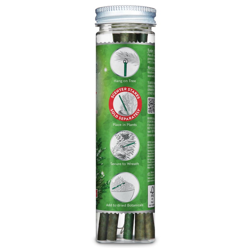 Scentsicles White Winter Fir Scented Christmas Tree Ornaments - 2 Bottles (12 Sticks Total) - Image 3